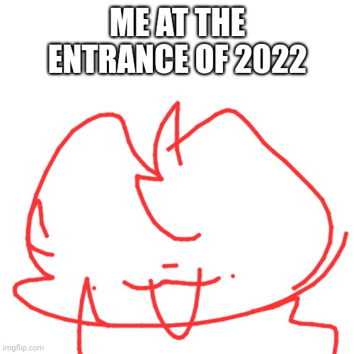 Blank Transparent Square Meme | ME AT THE ENTRANCE OF 2022 | image tagged in memes,blank transparent square | made w/ Imgflip meme maker