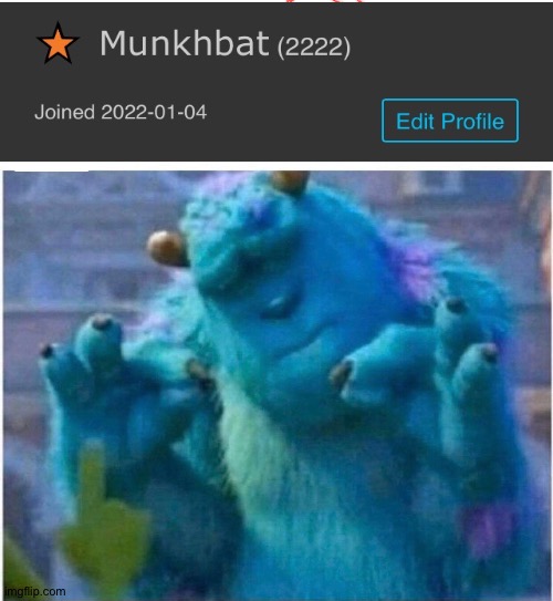 Perfect | image tagged in pleased sulley | made w/ Imgflip meme maker
