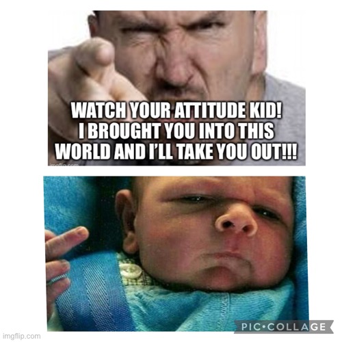 Angry at baby | image tagged in angry baby,angry old man,middle finger,fathers day,baby yoda,skeptical baby | made w/ Imgflip meme maker