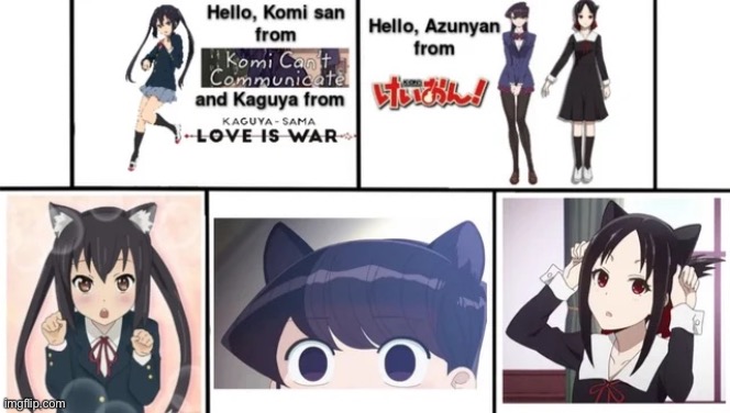 Nyah | image tagged in anime | made w/ Imgflip meme maker