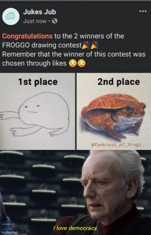 Yes | image tagged in i love democracy | made w/ Imgflip meme maker