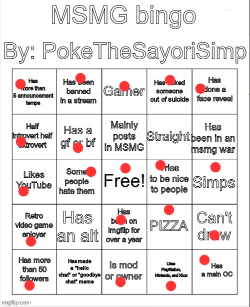 Yes | image tagged in msmg bingo by poke | made w/ Imgflip meme maker