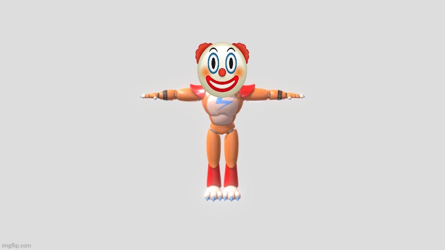 image tagged in glamrock freddy t-pose | made w/ Imgflip meme maker