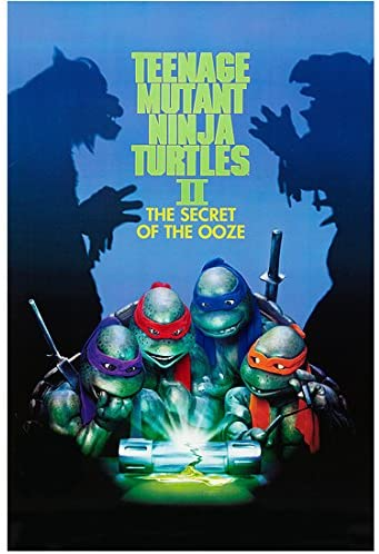 High Quality TMNT Secret Of The Ooze Movie Poster Blank Meme Template