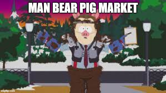 MAN BEAR PIG MARKET | made w/ Imgflip meme maker