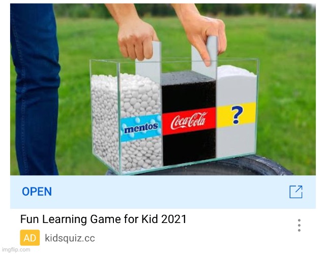 Hmm i wonder what the 3rd thing could be (cocaine) | made w/ Imgflip meme maker