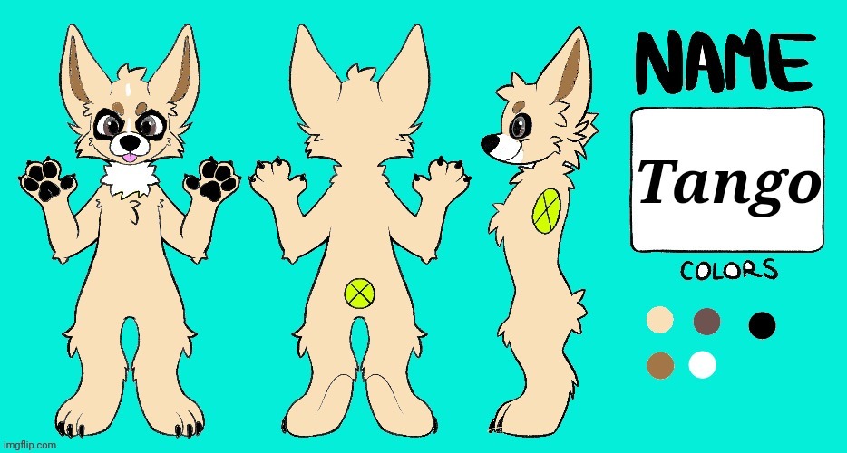 uwu my sona!!!! (this is Vairos dog this is not his art though but he made it I just like it UwU) | made w/ Imgflip meme maker