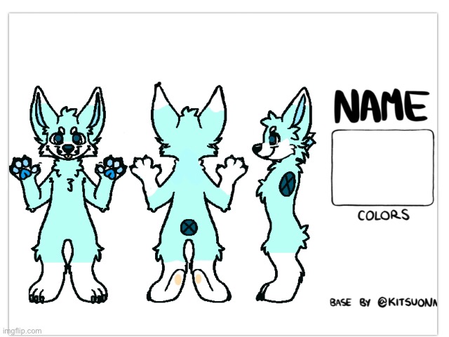 I made a fursona that I really like :D any suggestions on names? | image tagged in name him,hes mine,no touchie,e | made w/ Imgflip meme maker