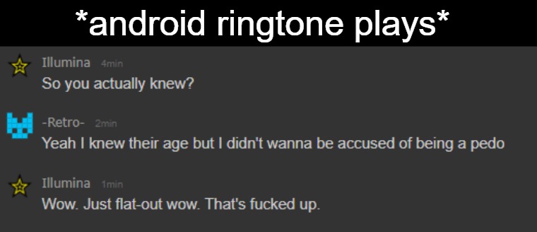 *android ringtone plays* | made w/ Imgflip meme maker