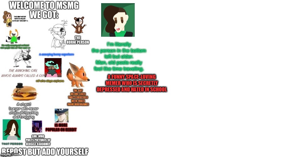 A FUNNY SPACE-LOVING MEMER WHO IS SECRETLY DEPRESSED AND HATED IN SCHOOL | made w/ Imgflip meme maker