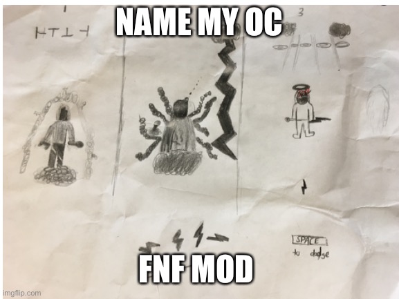 NAME MY OC; FNF MOD | made w/ Imgflip meme maker