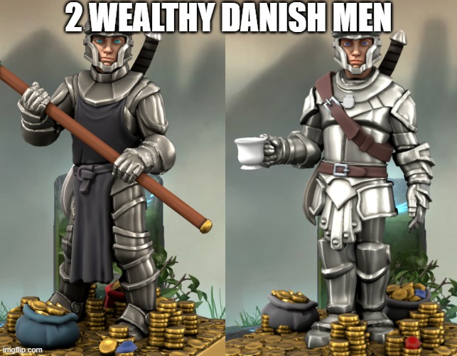 2 WEALTHY DANISH MEN | image tagged in victor nielsen,malthe jensen | made w/ Imgflip meme maker