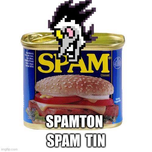 new [[spam meat]] FOR $4.99]1997 | SPAM  TIN; SPAMTON | image tagged in spam,spamton,deltarune,why the hell did i make this | made w/ Imgflip meme maker