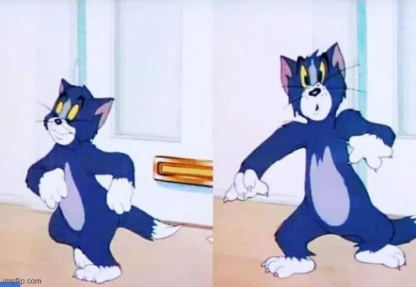 new template if this already exist i dunno | image tagged in tom startled,msmg | made w/ Imgflip meme maker