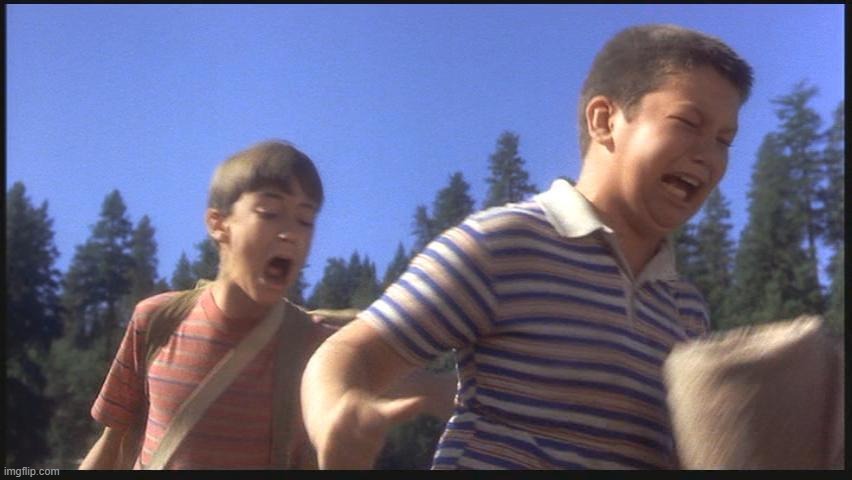 Stand by Me Scared Kids | image tagged in stand by me scared kids | made w/ Imgflip meme maker