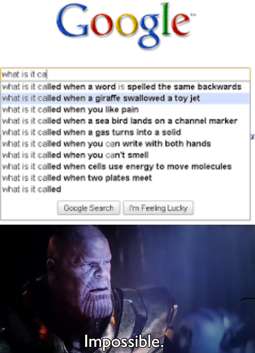 anyone! who answer this question? | image tagged in thanos impossible | made w/ Imgflip meme maker