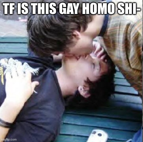 TF IS THIS GAY HOMO SHI- | made w/ Imgflip meme maker