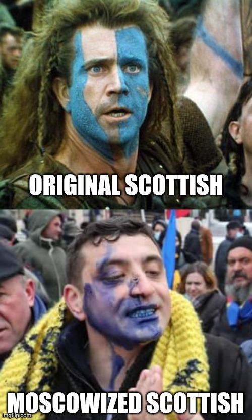 GeOrGe SiMiOn | ORIGINAL SCOTTISH; MOSCOWIZED SCOTTISH | image tagged in scottish voting tactics,george simion,romania,funny,memes | made w/ Imgflip meme maker