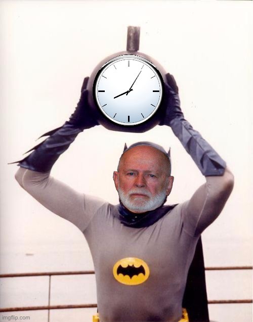 Whitey Bulger Batman clock | image tagged in whitey bulger batman clock | made w/ Imgflip meme maker
