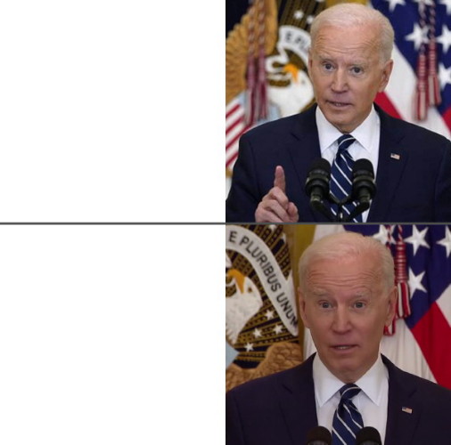 Selectively Aware Joe Blank Meme Template