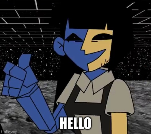 first post | HELLO | image tagged in ena | made w/ Imgflip meme maker