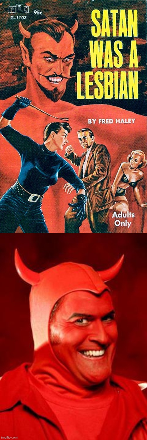 smiles | image tagged in devil bruce | made w/ Imgflip meme maker
