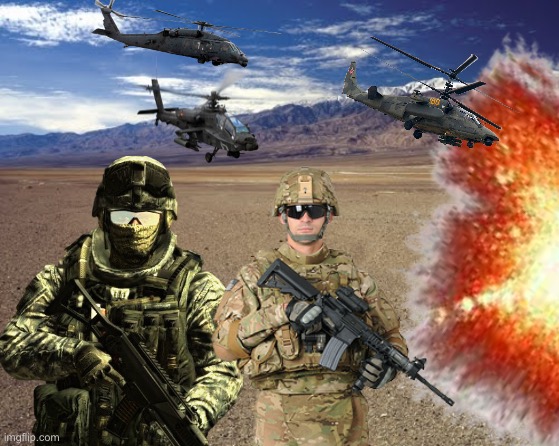 cool AAA guys dont look at the explosions | made w/ Imgflip meme maker