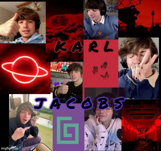karl temp bc why not | K A R L; J A C O B S | image tagged in karl temp bc why not | made w/ Imgflip meme maker