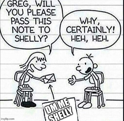 Diary of a wimpy kid | DM ME SHELLY | image tagged in diary of a wimpy kid | made w/ Imgflip meme maker