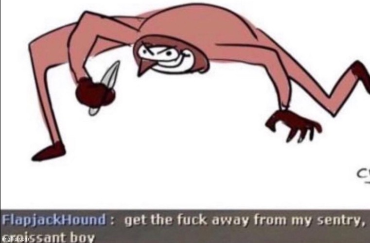 Gn | image tagged in croissant boy | made w/ Imgflip meme maker