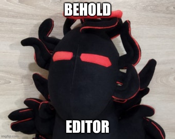 auditor is now editor | BEHOLD; EDITOR | made w/ Imgflip meme maker