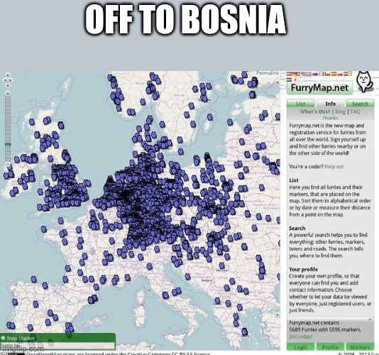 OFF TO BOSNIA | made w/ Imgflip meme maker