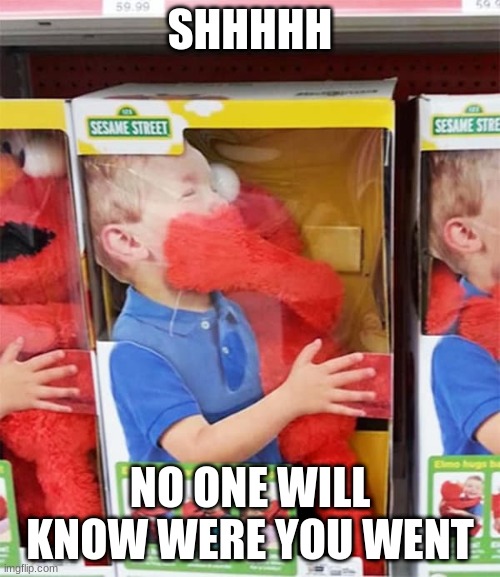 The child | SHHHHH; NO ONE WILL KNOW WERE YOU WENT | image tagged in memes | made w/ Imgflip meme maker