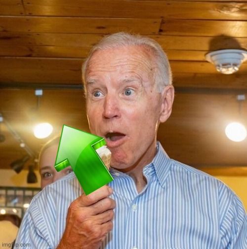 Biden loves ice cream | image tagged in biden loves ice cream | made w/ Imgflip meme maker