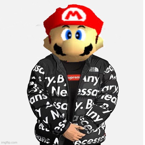 Mario drip | image tagged in drip,mario,super mario,goku drip | made w/ Imgflip meme maker