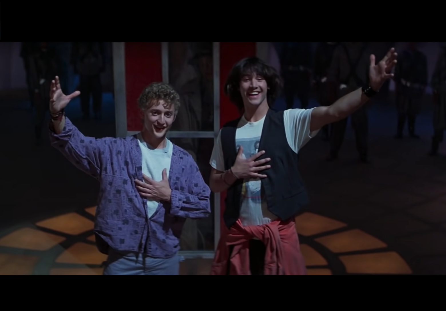 Bill and Ted Be Excellent Blank Meme Template