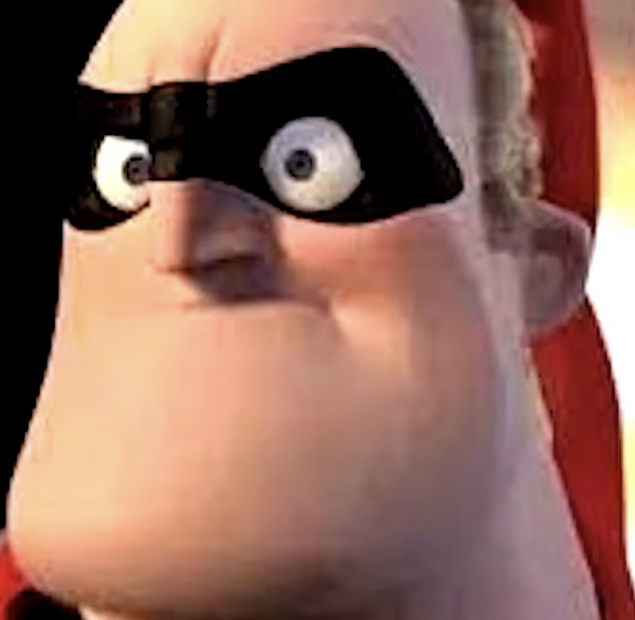 Mr incredible becoming angry phase 3 Blank Meme Template