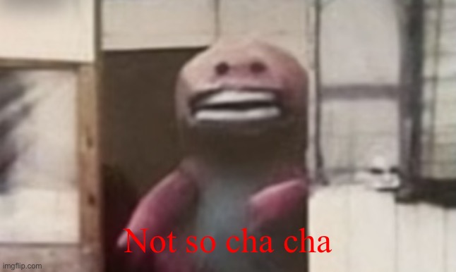 Not so cha cha | Not so cha cha | image tagged in not so cha cha | made w/ Imgflip meme maker