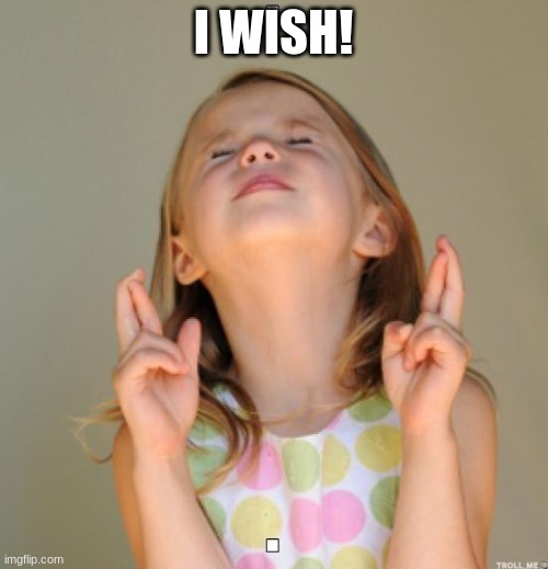 I wish | I WISH! | image tagged in i wish | made w/ Imgflip meme maker