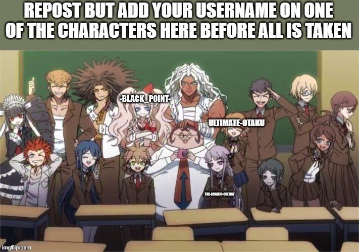 Umm...its not like I'm gay for Kyoko.... -w- | THE-LUNATIC-CULTIST | made w/ Imgflip meme maker