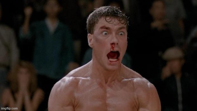 Van Damme Screaming | image tagged in van damme screaming | made w/ Imgflip meme maker