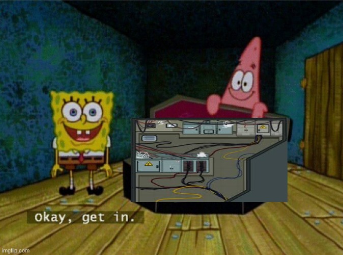 Spongebob Coffin | image tagged in spongebob coffin | made w/ Imgflip meme maker