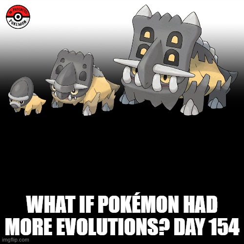 Check the tags Pokemon more evolutions for each new one. | WHAT IF POKÉMON HAD MORE EVOLUTIONS? DAY 154 | image tagged in memes,blank transparent square,pokemon more evolutions,shieldon,pokemon,why are you reading this | made w/ Imgflip meme maker