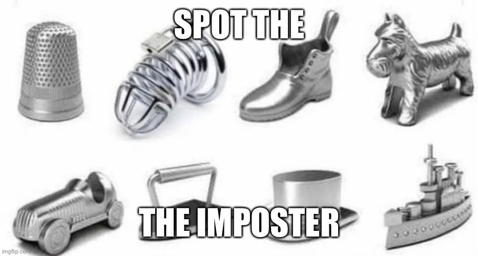 Spot the the imposter | SPOT THE; THE IMPOSTER | image tagged in imposter,memes,penis,spot the difference,barack obama,donald trump | made w/ Imgflip meme maker