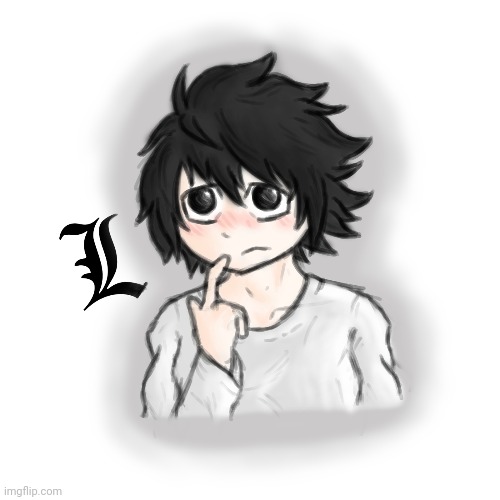 Drew L, bc he's so great :) | image tagged in princevince64,cute,sorry my digital art,is not that good,im still learning,death note | made w/ Imgflip meme maker