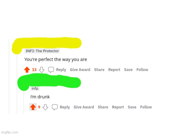 perfect | image tagged in infp,infj,mbti,memes,reddit | made w/ Imgflip meme maker