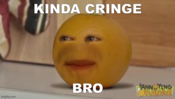 bro... that's kinda cringe | KINDA CRINGE BRO | image tagged in bro that's kinda cringe | made w/ Imgflip meme maker