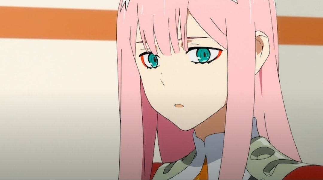 High Quality disturbed zero two Blank Meme Template
