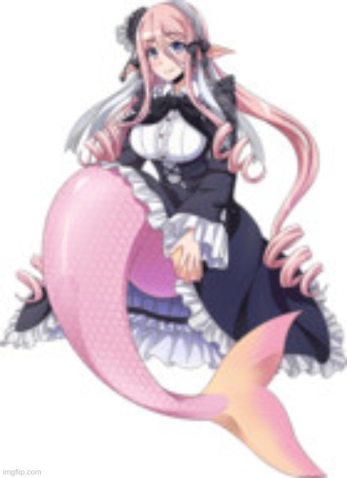 Mermaid in a Maid outfit | made w/ Imgflip meme maker