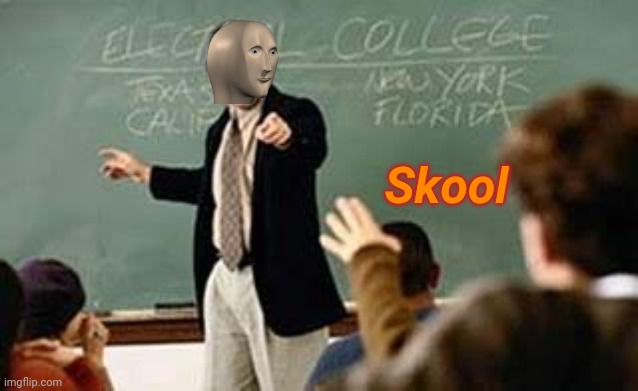 High Quality Skool Blank Meme Template